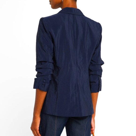 Cinq a Sept Tumbled Woven Khloe Blazer Size 8 EUC - Picture 4 of 15